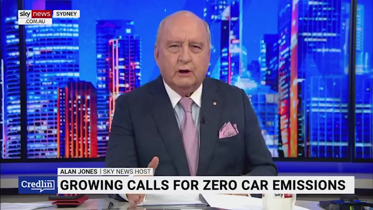 AUSTRALIA: Australian broadcaster, Alan Jones: The electric car agenda "is just so much rubbish."