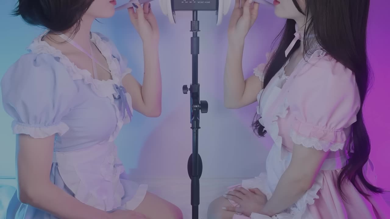 ASMR(Sub) 👩👩‍🦰Twin Maid's Ears Massage Full Course (Whispering)