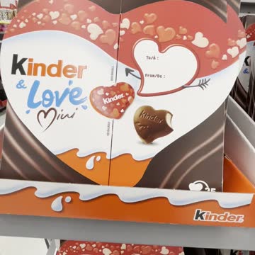 Kinder love chocolate milk