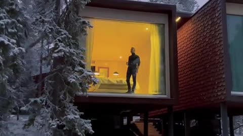 Imagine spending your days in Lapland! 📍 Arctic TreeHouse Hotel