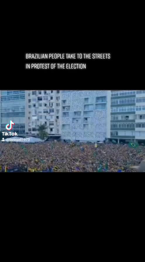 Brazilian's election people take to the streets strangely this looks familiar doesn't it