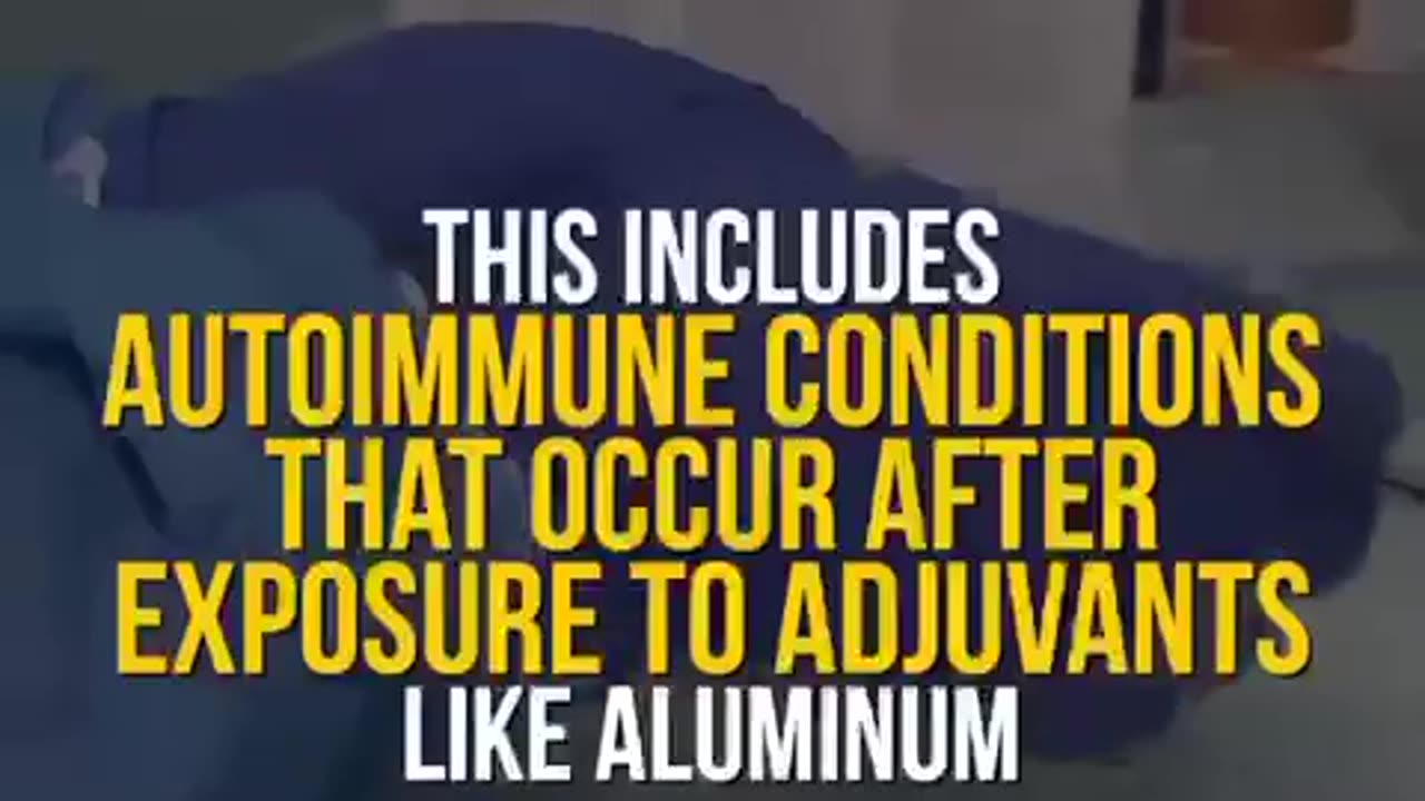 This is where Aluminum goes into your body after vaccinations.