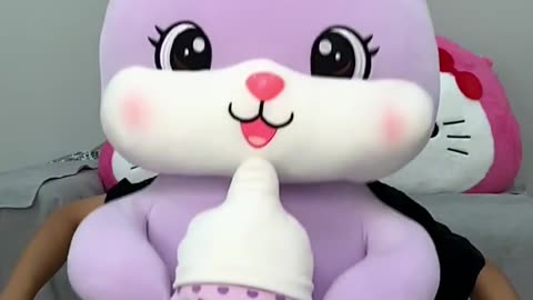 Given our relationship, it’s not too much to give me a baby bottle bunny #thisistoocute