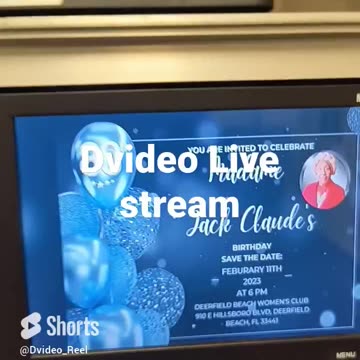 Behind the scene set up birthday party celebration