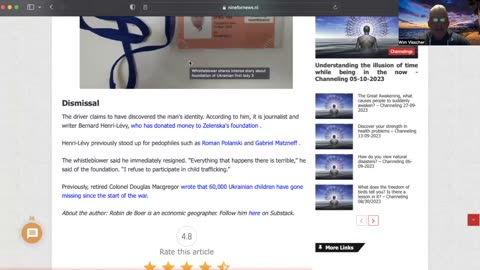 THURSDAY 9-11-2023 DUTCH IGGER NEWS - WIFE OF ZELENSKY INVOLVED IN CHILD TRAFFICKING ?