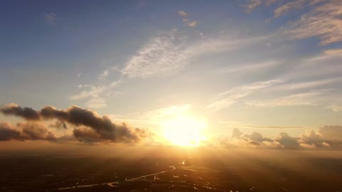 Aerial photography of beautiful scenery