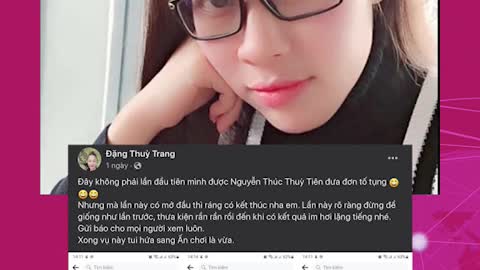 Chi Dang Thu Thào de nghi Thùy Tiên kiện den nơi den chon