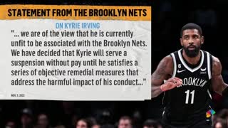 Brooklyn Nets Suspend Kyrie Irving For Refusing To Say He Has No