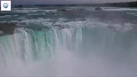 Mesmerizing Niagara Falls drone view 👌