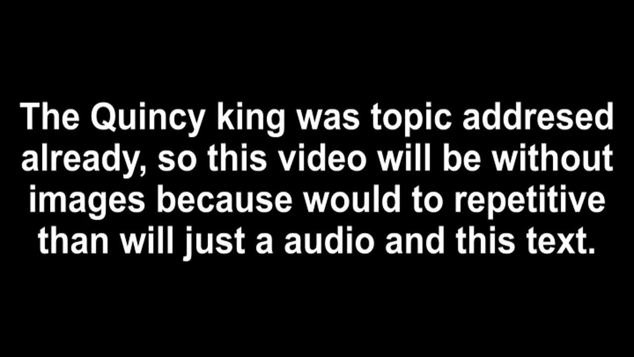 Quincy King Complementary Video