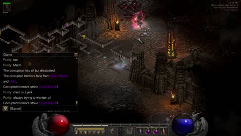 Diablo2 Hard Core New Ladder season Magic finding Assassin and VISION OF THE GREAT APOSTASY