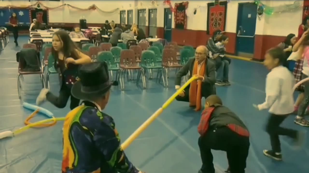 Vancouver BC Aboriginal Centre festival with Dep. Minister George Chow and Bobby the Magician