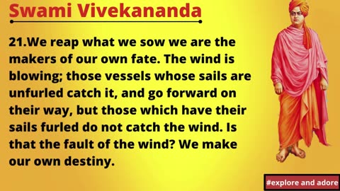 Thoughts of Swami Vivekanand