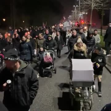 Denmark: Vaccine passport protest Dec. 18, 2021