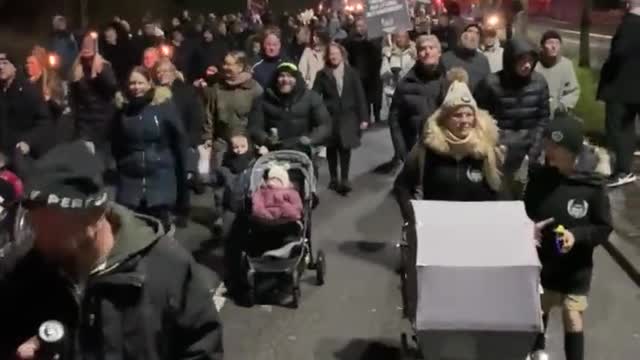 Denmark: Vaccine passport protest Dec. 18, 2021