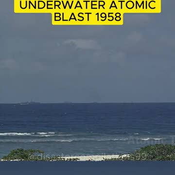 Underwater blast in USA