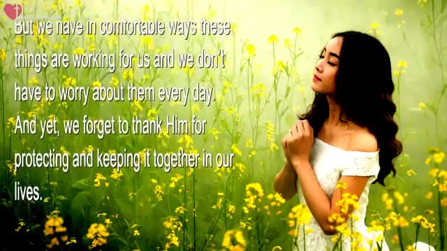 Gratitude opens the Door for My Blessing & Complaining shuts it ❤️ Love Letter from Jesus