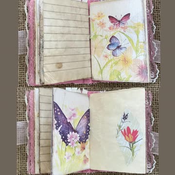 Beautiful Butterflies JUNK JOURNAL / MEMORY BOOK ❤️