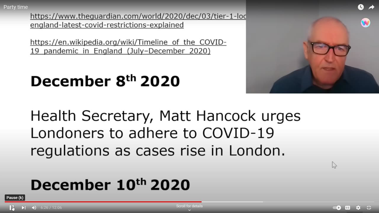 Tory Party Time during Lockdown (Dr. John Campbell) 19-06-23