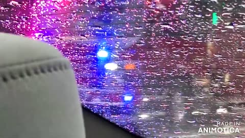Car accident on the highway!