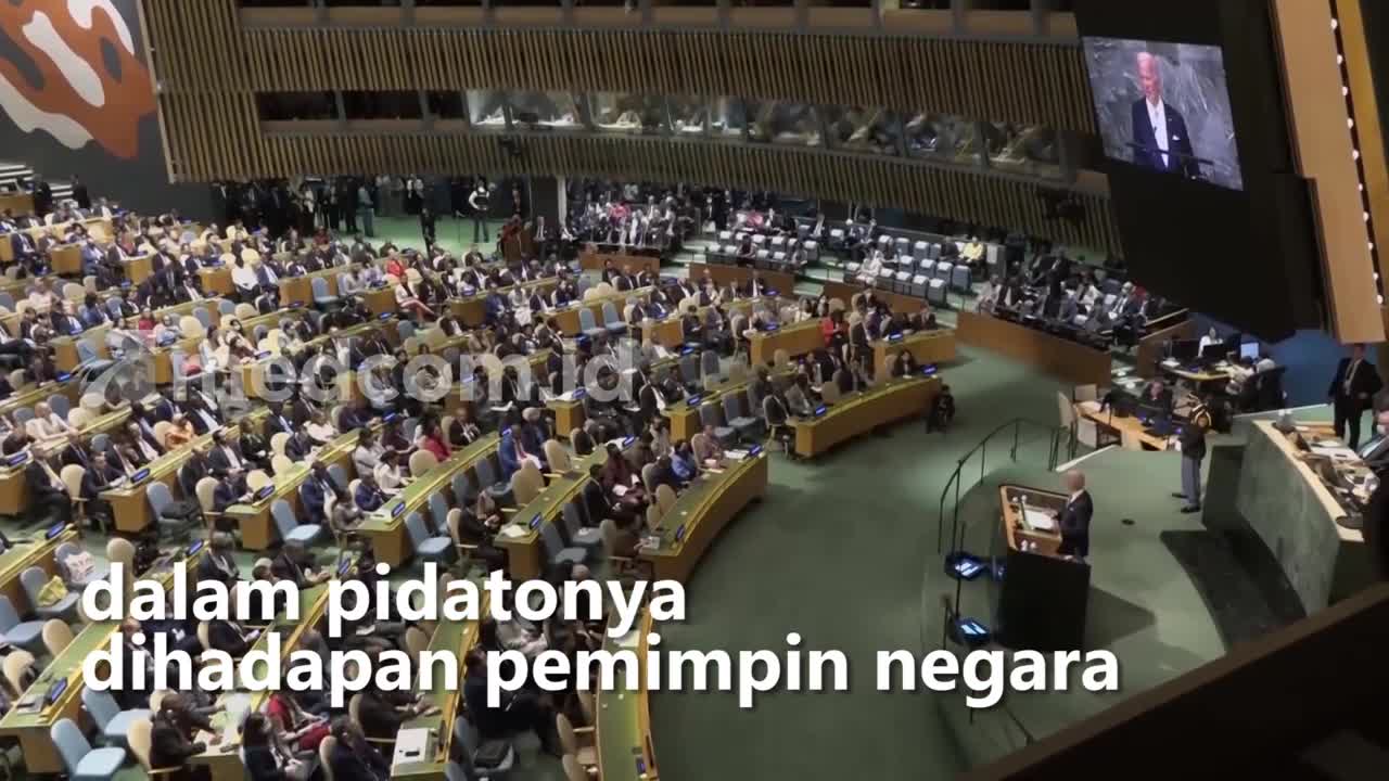 Joe Biden Talks about the Food Crisis to Humanitarian Issues at the UN General Assembly