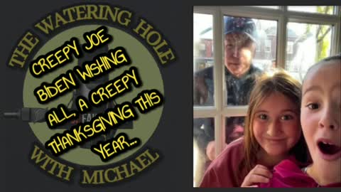 JOE BIDEN WISHING ALL A CREEPY THANKSGIVING THIS YEAR......