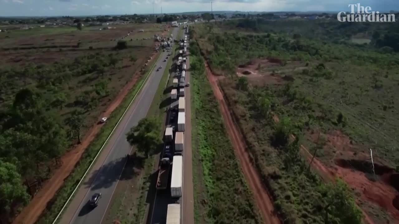 Brazil: Bolsonaro supporters block roads in protest against election defeat