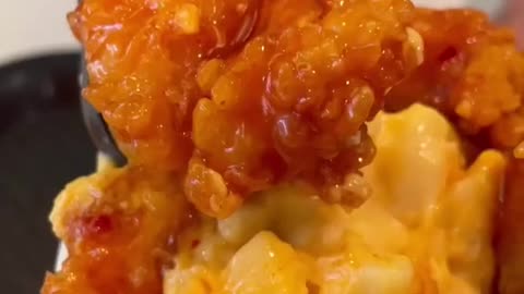 Macaroniwthechicken😤#grubspot#chicken#cheese#popeyes#food#foodtiktok
