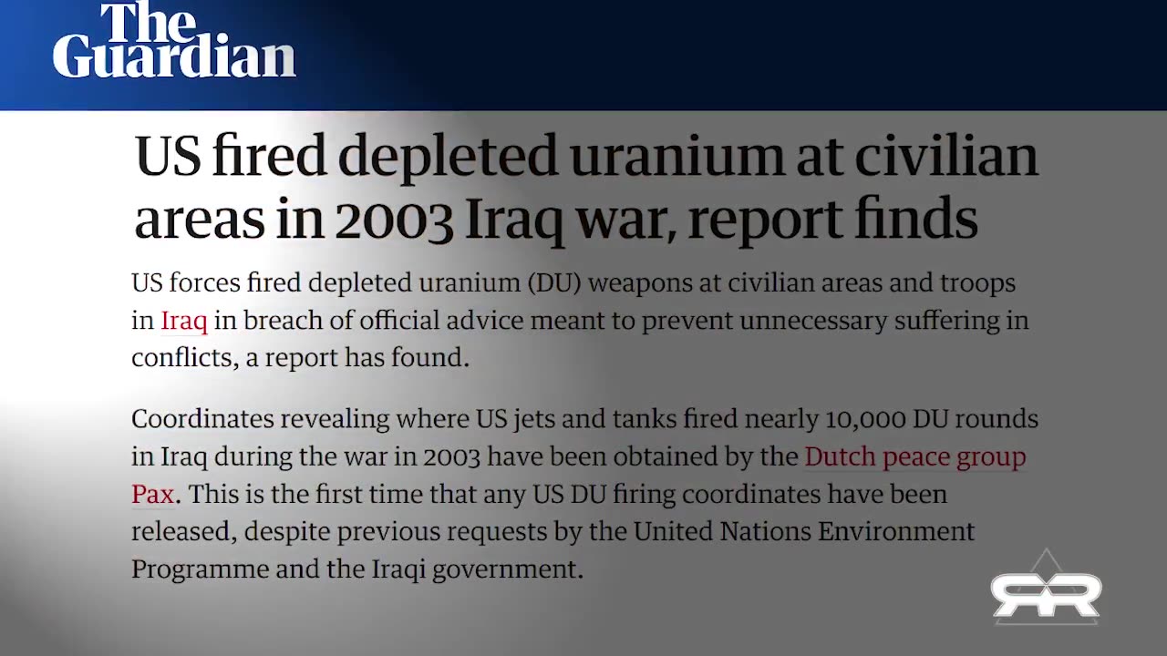 NATO’s Dispersal of Depleted Uranium Throughout the World