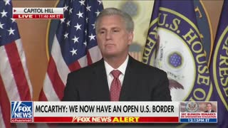 McCarthy BLASTS Biden on Afghanistan and Open Border: "We're Less Safe Than 20 Years Ago"