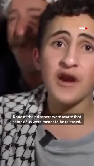 Released Palestinian prisoner: “May Allah support our soldiers and resistance fighters in Gaza.”