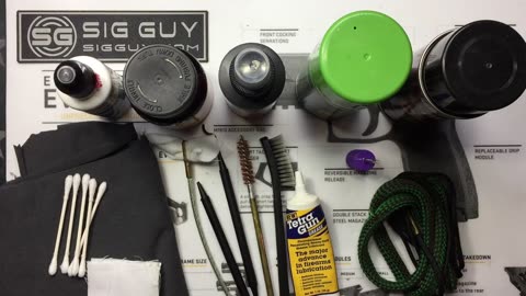 SIG Sauer P365 cleaning and maintenance