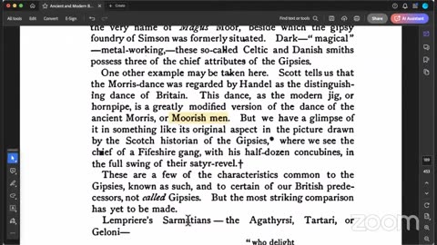 PT #7 - Ancient and Modern Britons / Gipsies As Picts / British "Indians" / Thinklers Of Scotland