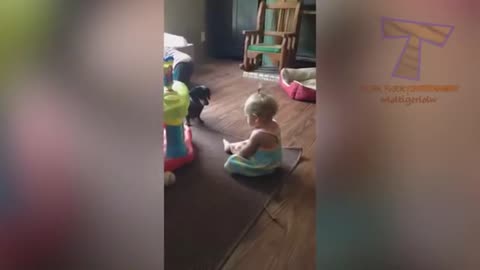 Try NOT to laugh - Funny & cute dogs and kids