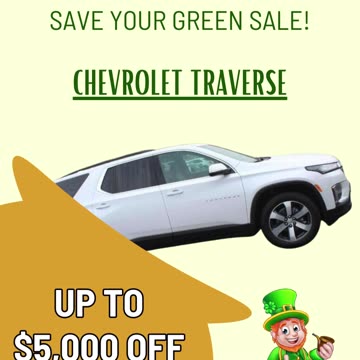 ST. PADDY’S SAVE YOUR GREEN SALE!