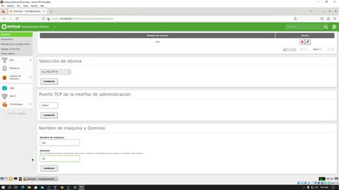 Instalar y Configurar Zentyal 7.0 como Gateway con VirtualBox