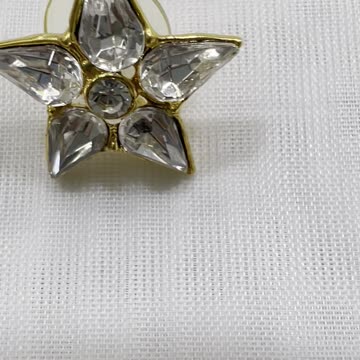 18KGP 20mm Post Earrings. Made with Swarovski Crystal. Party. Event. Banquet