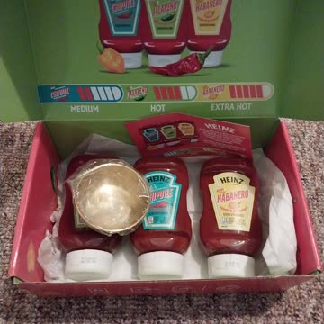 Taste test with ketchup