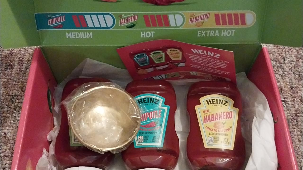 Taste test with ketchup