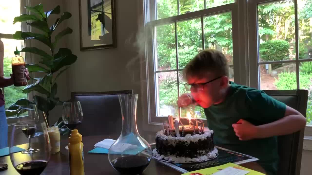 Singing Happy Birthday to Flynn!