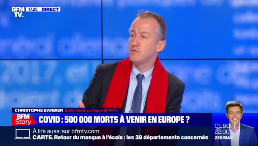 BFM Vaccination obligatoire "Création de brigades" - Editorialiste C.Barbier BFM TV