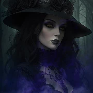 Gothic Witches | Dark Witches | Gothic Women | Gothic Girls | Gothic Art | Digital Art | AI Art