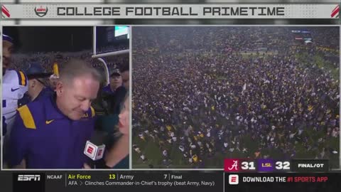 Brian Kelly ESPN Post-Game Interview (vs. Alabama, Nov. 5, 2022)