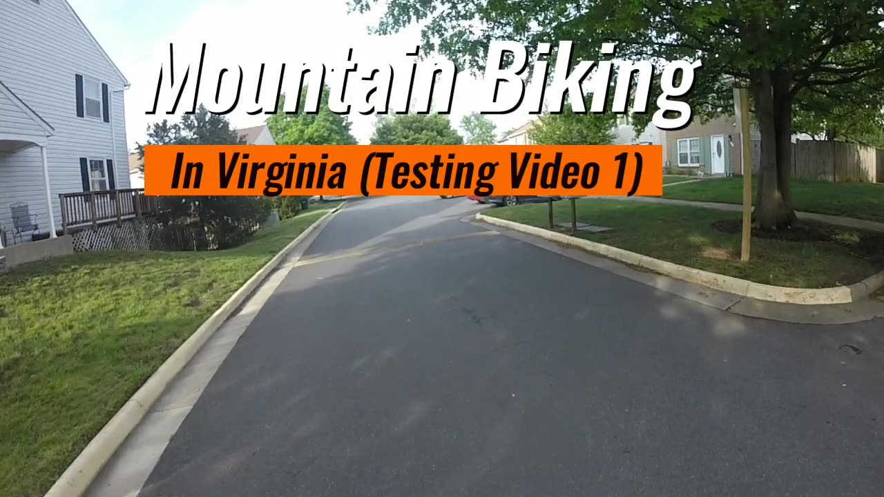 Mountain Biking In VA (Testing Video #1)