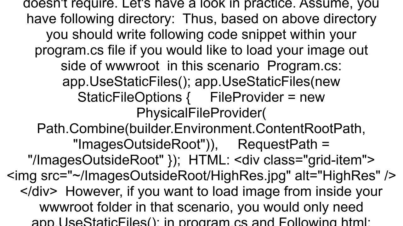 How do I display an image in a razor view in a ASPNET MVC project