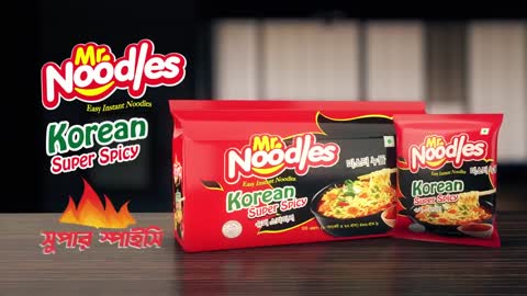 Mr. Noodles Korean Super Spicy l TVC l 15 Sec