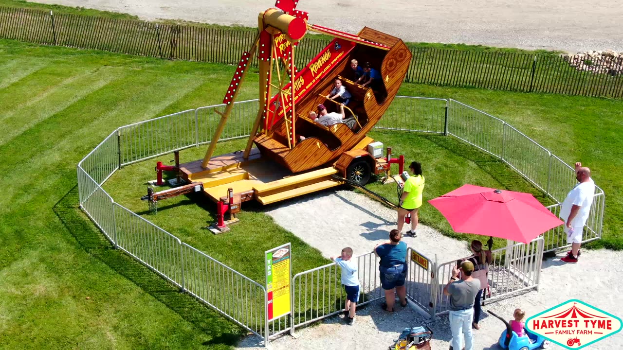 Harvest Tyme Family Farm Opening Day Tour A Must If you have Kids! 4K Drone Footage