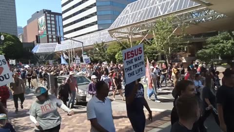 PDX Jesus March, Portland Oregon, July '23 (part 2)