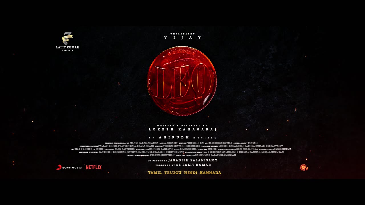 LEO - Official Trailer | Thalapathy Vijay | Lokesh Kana garaj | Anirudh Ravichander