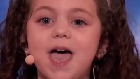 Little girl cute convo on America got talent